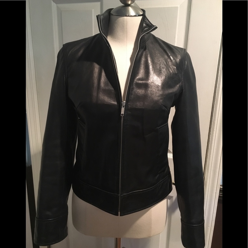 Leather Banana Republic jacket